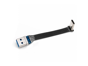 Cabo de fita USB-A para USB-C FPC de ângulo reto