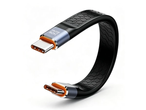 40 Gbit/s 240 W flaches USB-C-Kabel mit umspritztem FPC
