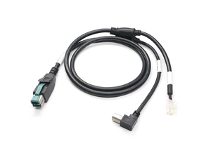 Cina ALIMENTAZIONE DA 12 V USB a USB-B ad angolo retto e cavo di alimentazione a 2 pin produttore
