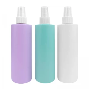 100ml Round Cylinder Clear Transparent HDPE Plastic Lotion Cosmetic Skincare Bottle - COPY - rb2tm3