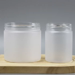 250ml 500ml plastic jar matte custom plastic honey jar clear body cream plastic jars with screw top lids