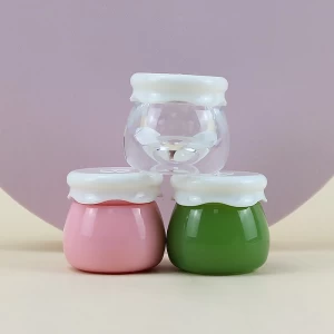 Double Wall PP jars 100ml 150ml Face Hand Hair Skin Care Lotions Dome Lip Scrub Plastic Cream Jar Cosmetic Container - COPY - pu4qi6