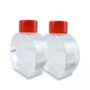 Best Seller 370ml Food Grade PETG Plastic Honey Syrup Bottles Plastic Squeeze Sauce Bottle with Flip Top Cap