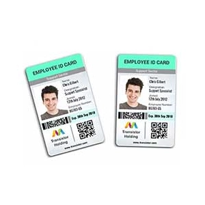 卸売カスタム印刷可能な従業員/学生RFID写真IDカード