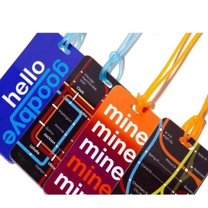 국제 여행을 위한 도매 뜨거운 판매 항공사 플라스틱 수하물 태그