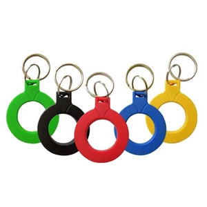 Aangepaste ronde ABS slimme RFID-ringentag voor toegangscontrole RFID-keyfob-tag