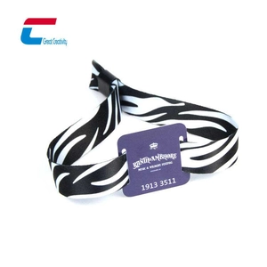RFID Fabric Wristband NFC Textile Bracelet TK4100 F08 Chip Inside Manufacturer