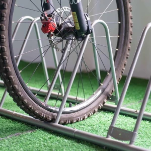 Bicicletário de piso 5 suportes para bicicleta ao ar livre