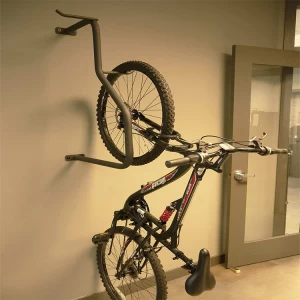 用于存放在墙上的立式自行车架