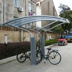 Prateleira distribuidora de suporte de estacionamento para bicicletas com revestimento em pó