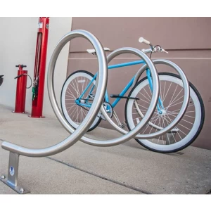 Spiral Bike Rack Usine de support de stationnement de vélos en Chine