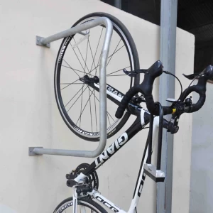 Suporte de bicicleta montado na parede estável