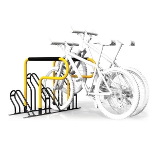 Rack de bicicleta compacto pacote plano