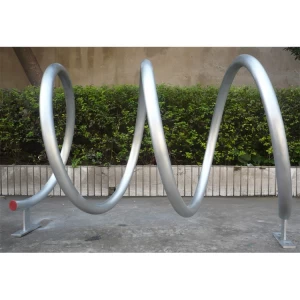 Высококачественная стойка для хранения велосипедов Спиральная стойка для велосипедов