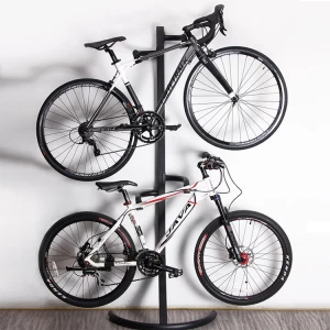 Suporte de bicicleta portátil para armazenamento de bicicletas comercial fácil universal