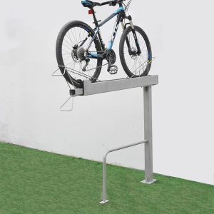 Suporte para bicicleta de estacionamento para bicicleta MTB com 2 níveis e suporte para exibição de bicicletas