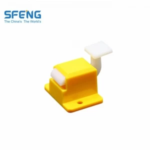 China Acessórios de fixação de fivela de rack amarelo de boca curta/longa fabricante