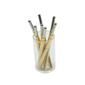 China High Current Spring Loaded Pogo Pin Au Plated Probe Pin for PCB Testing manufacturer