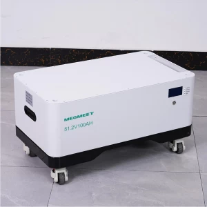 Megmeet China Manufacture Stacked Lithium Batteries 51.2v 100Ah Iron Phosphate Batteries Lifepo4 Battery Solar Battery For Home Solar System
