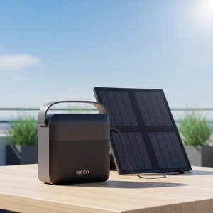 Meco 100W Mini Solar Generator Station 300Wh Solar Power Station Portable for Home Use