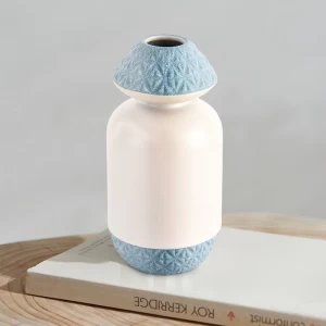 Bottiglia di lusso con diffusore a lamella in ceramica con ornamento moderno per fragranze, vuota