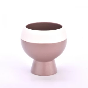 Tarro de cerámica de porcelana para decoración del hogar, nuevo diseño, para fabricación de velas