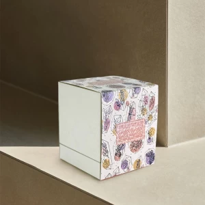 Caja de empaquetado de la caja de regalo de la caja del diamante del candelero al por mayor