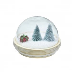 Custom wholesale 3D printed Christmas trees and snowflakes and other hemispherical wood lids