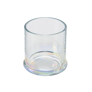 Luxury custom gradient transparent glass candle jar wedding decoration