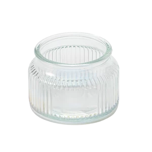 Wholesale Gradient Color Glass Vessel Scented Soy Candle Glass Jar