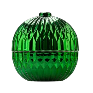 Wholesale Creative Christmas Bauble Glass Candle Jars with Lids