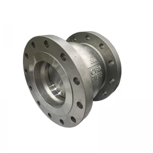 Chine 8 '' 300 lb CF8M SIÈGE MÉTAL RF RF FLANGE FULL PORT Axial Valve d'écoulement -02 fabricant