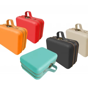 SZM Rectangular Multi-color Tinplate Handle Tin Box With Lock for Kid's Toy Gift