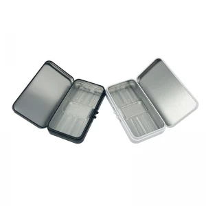 Airtight Child Proof Candy Pill Mint Candy Tin Container Children Resistant Mini Metal Tin Box With Sealed Plastic Insert