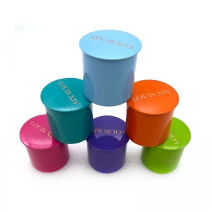 Factory Price Round Red Chinese Tea Tin Box / Tea Packaging Metal Tin Can