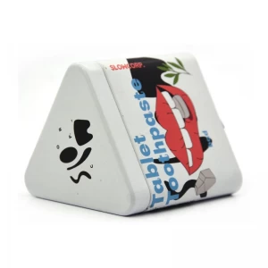 Kilang segitiga disesuaikan bentuk Tin Box Candy Cookie Chocolate Packaging Metal Tin Can
