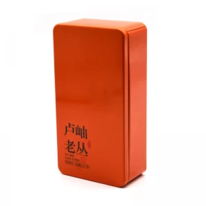 Wholesale Custom Rectangular Gift Tin Box For Biscuits Snacks