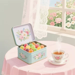 Food Grade Square Tin Can Case Metal Packaging Gift Mint Pill Candy Tin Box