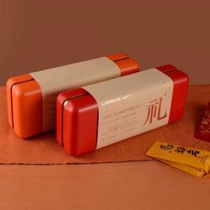 Custom Food Grade Rectangular Tin Container Chocolate Gift Tin Box Wholesale Candy Tin