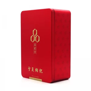 Metal Rectangle Tin Box Recyclable Food Grade Metal Tin Can for Gift Cookie