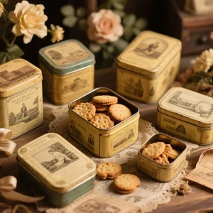 Inspiração para presente de casamento: Crie uma experiência inesquecível de convidado com caixas de lata vintage