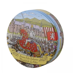 Custom Printed Round Cookies Tin Box