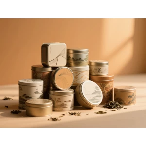 Create a high-end tea experience: exquisite custom tin box tea can solutions