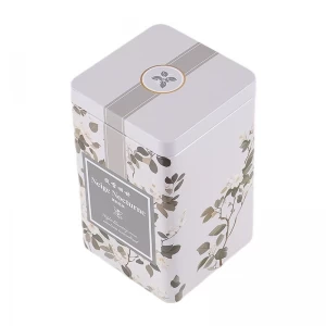 Custom Printed Square Tea Tin Can