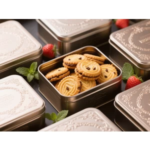 Wholesale Food Tin Boxes – Versatile Packaging for Cookies, Cakes, and Candy