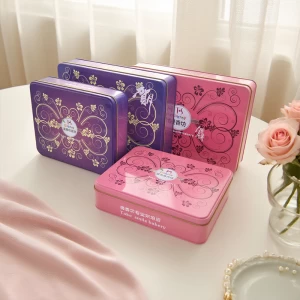 Factory Customized Rectangular Tin Box Packaging