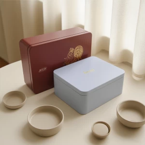 Factory Customized Rectangular Metal Tin Box Packaging