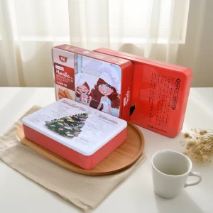 Cajas de lata personalizadas de grado alimenticio para galletas, chocolate y envases de dulces