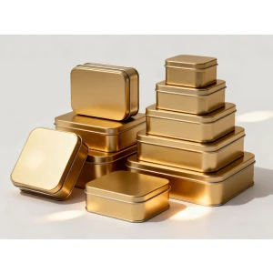 Individuell bedruckte Metalldosen für Parfüm-, Lotion- und Make-up-Sets