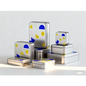 Boîtes en fer blanc pour papeterie personnalisée – Organisez avec style et qualité